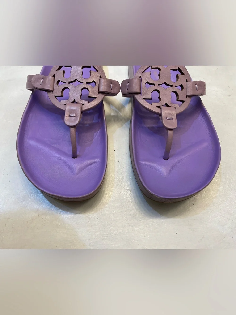 Tory Burch Miller Cloud Sandal Size 7 great condition perfect bottom clean